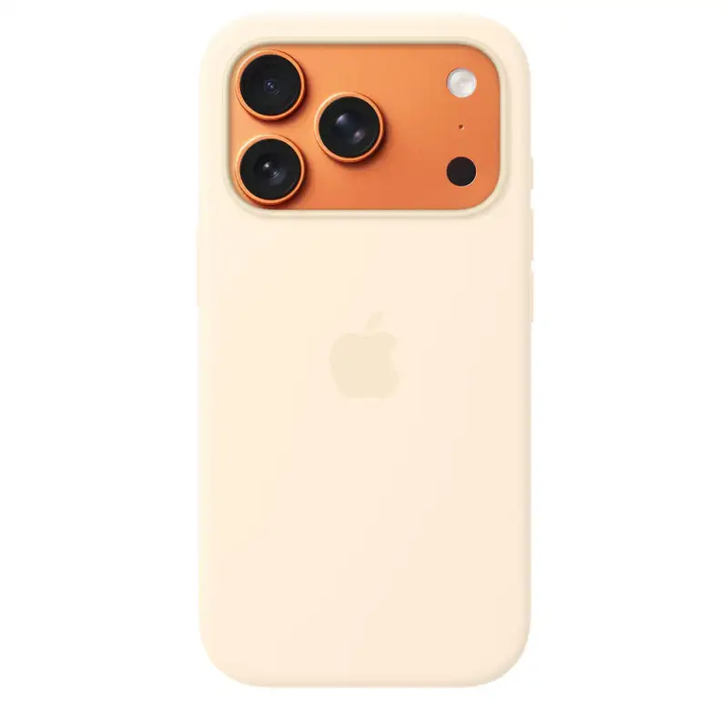 APPLE iPhone 17 Pro Silicone Case with MagSafe - Vanilla (SEASONAL) mhvx4zm/a