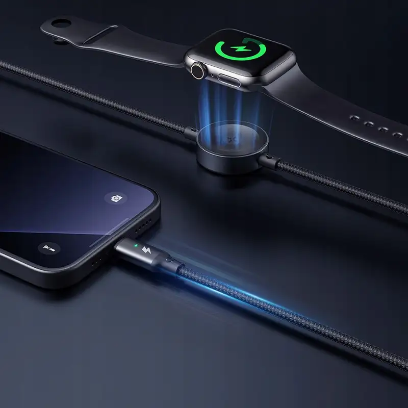 MCDODO CA-5680 kabl Lightning 2u1, 1.5m, 36W, sa mag. punjenjem za iPhone watch