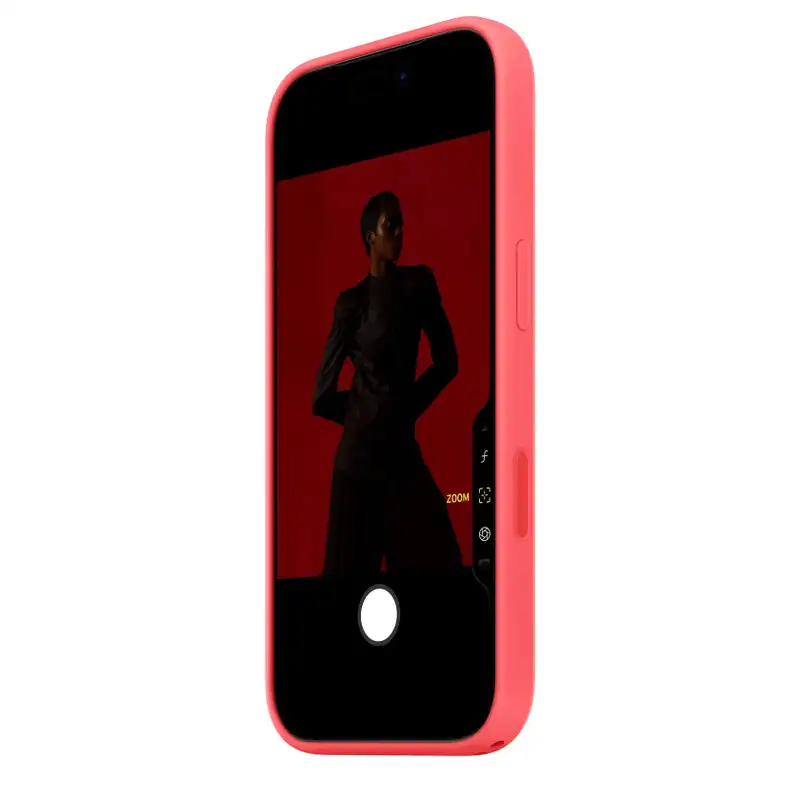 APPLE iPhone 17 Pro Silicone Case with MagSafe - Bright Guava (SEASONAL) mhw04zm/a