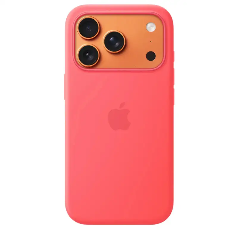 APPLE iPhone 17 Pro Silicone Case with MagSafe - Bright Guava (SEASONAL) mhw04zm/a