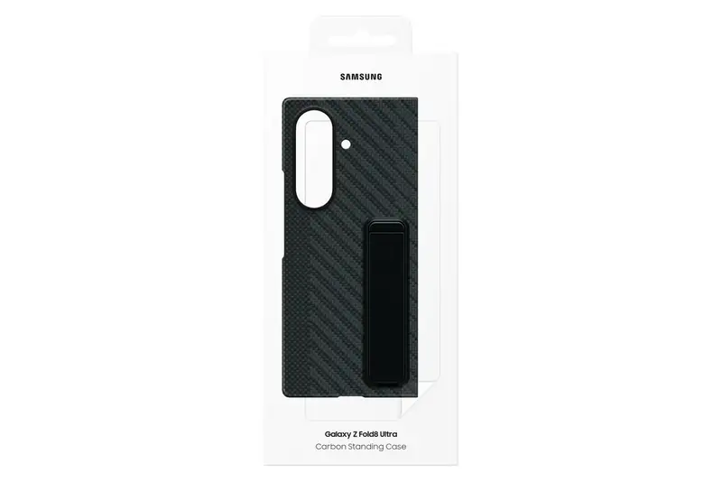 SAMSUNG Galaxy Z Fold8 Ultra Carbon Standing Case Black EF-XF976SBEGWW