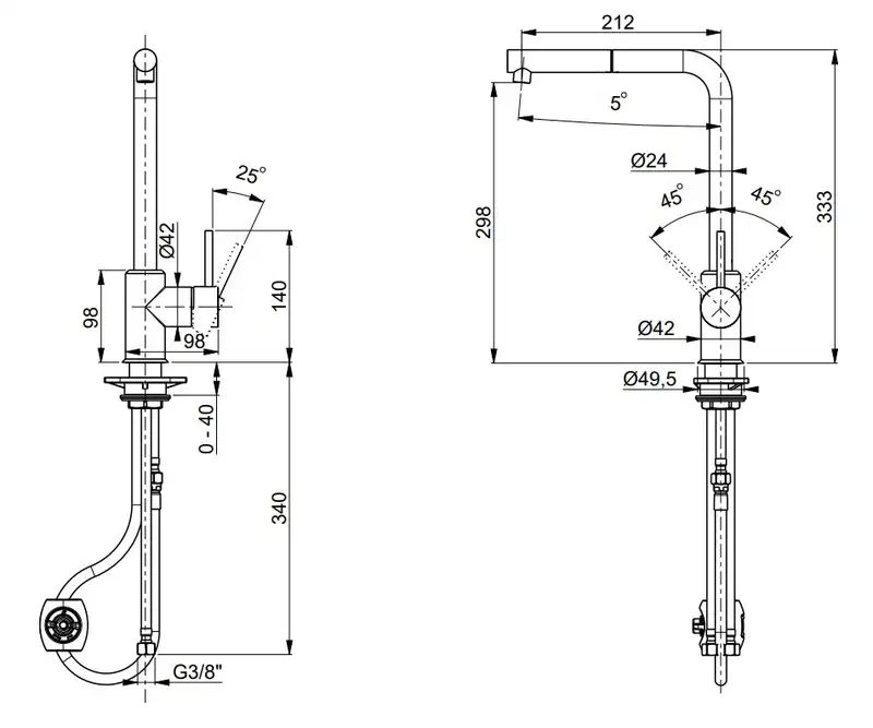 FRANKE SIRIUS-D L HROM 115.0668.280