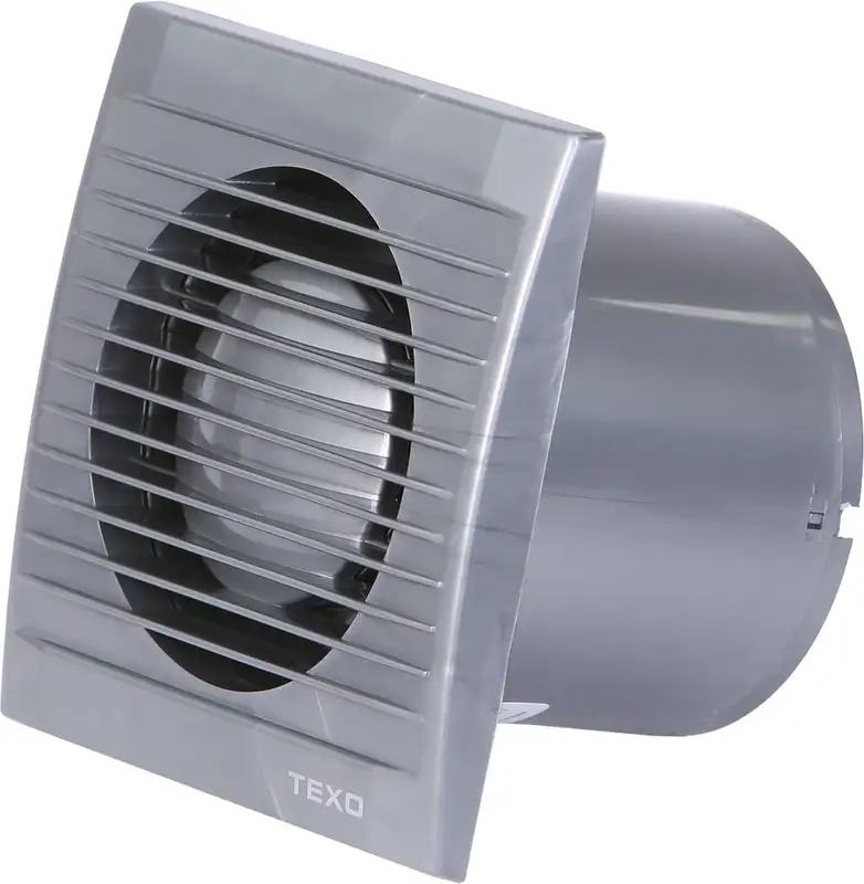 TEXO ELITE VENTILATOR FI100 SA KLAPNOM SILVER