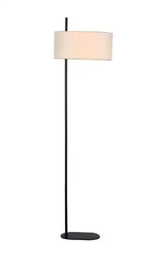 RABALUX Narmin, stona crna / bež tekstil, 1xE27, visina 152cm