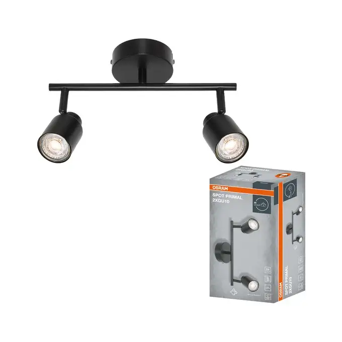 OSRAM  LED Spot lampa Primal 2XGU10,crna