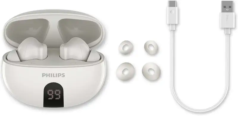 PHILIPS TAT2520WT/00 TWS Bezicne Slusalice bela