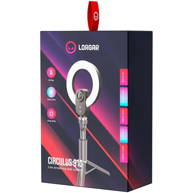 LORGAR Circulus 910, 5MP up to 60 FPS, AI noise reduction