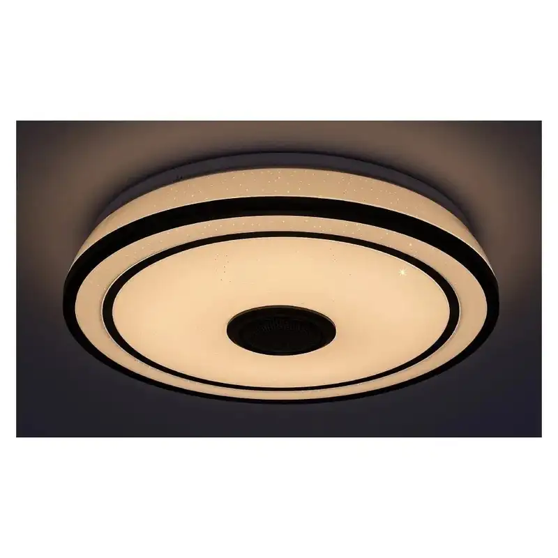 RABALUX Nikolaus, plafonska lampa, crna 24W, 1600lm-2400lm, 3000-6500K IP20