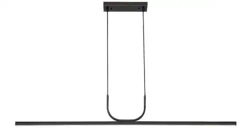 RABALUX Elia, LED visilica mat crna aluminium, 25W, 2000lm, 3000K, š120cm, v130cm