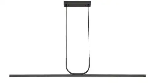 RABALUX Elia, LED visilica mat crna aluminium, 25W, 2000lm, 3000K, š120cm, v130cm