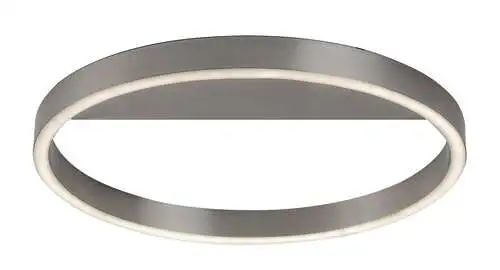RABALUX Thrac, plafonska brušeni aluminium, LED 20W, 1350lm, 4000K, precnik 40cm