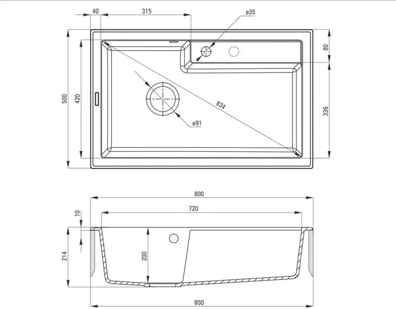 DEANTE ZQE A10B ERIDAN 80/WH