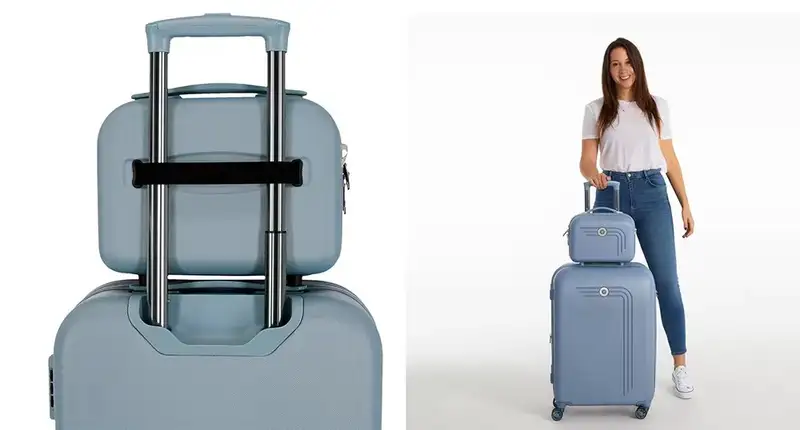MOVOM RIGA ABS Beauty case sky blue