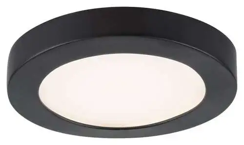 RABALUX Coco, nadgradni LED kupatilski IP44 4000K, 85mm crna