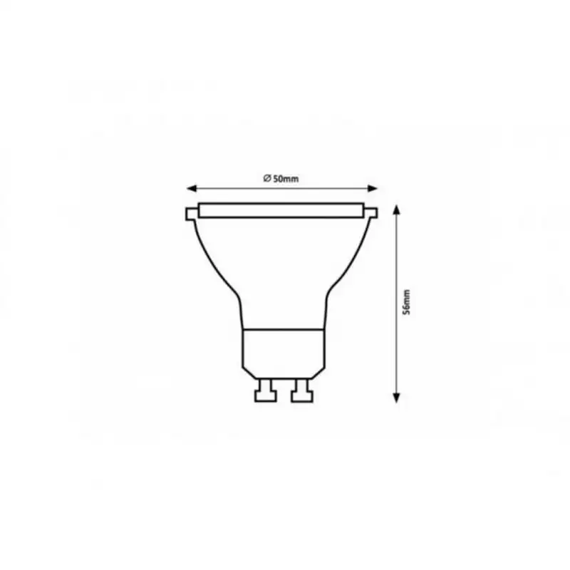 RABALUX LED sijalica GU10, 8W, 700lm, 3000K