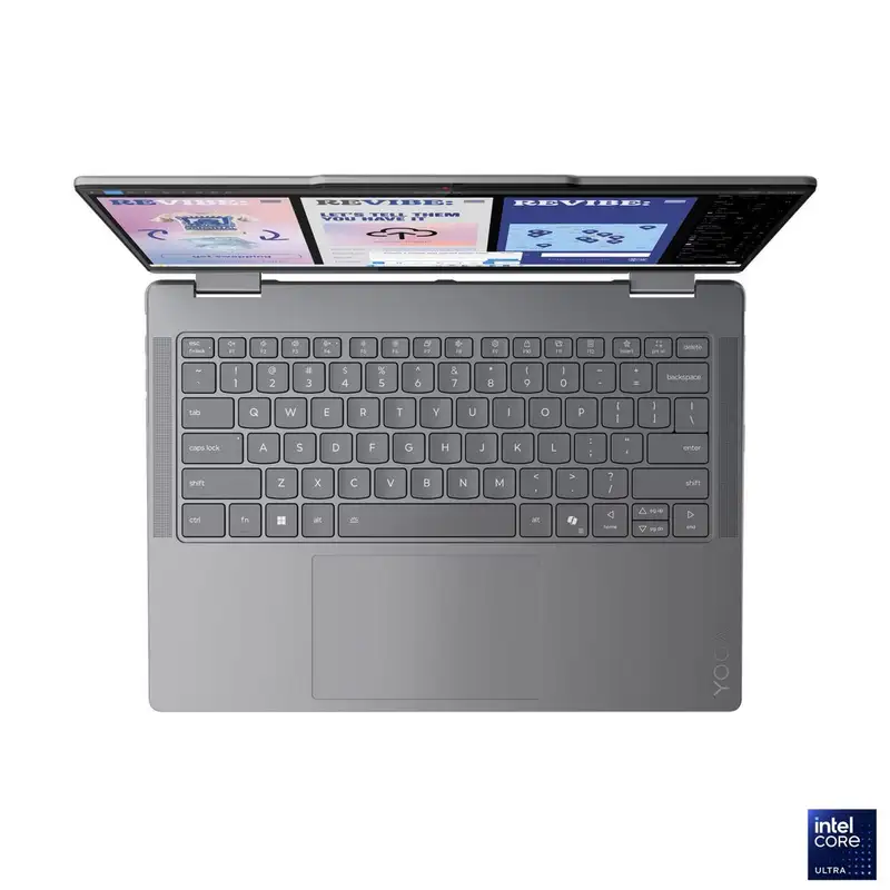 LENOVO Yoga 7 2-in-1 14ILL10, 14" OLED,  Intel Core U5-226V, 16GB, 512GB SSD, Bklt SRB, DOS, Siva, bez punjaca (83JQ00E7YA)