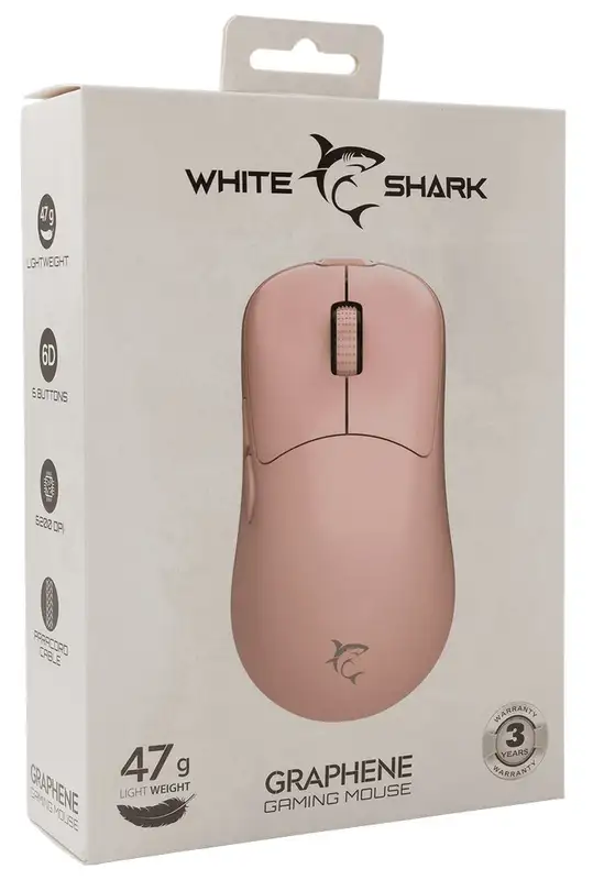 WHITE SHARK GM-5014 GRAPHENE Pink