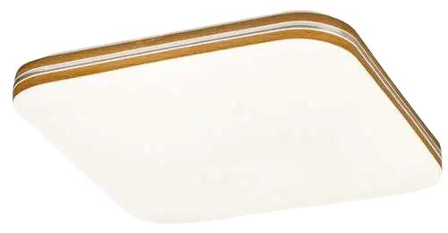 RABALUX Oscar2, LED 18W, 1350lm, 4000K, precnik 34cm, bela, braon prsten