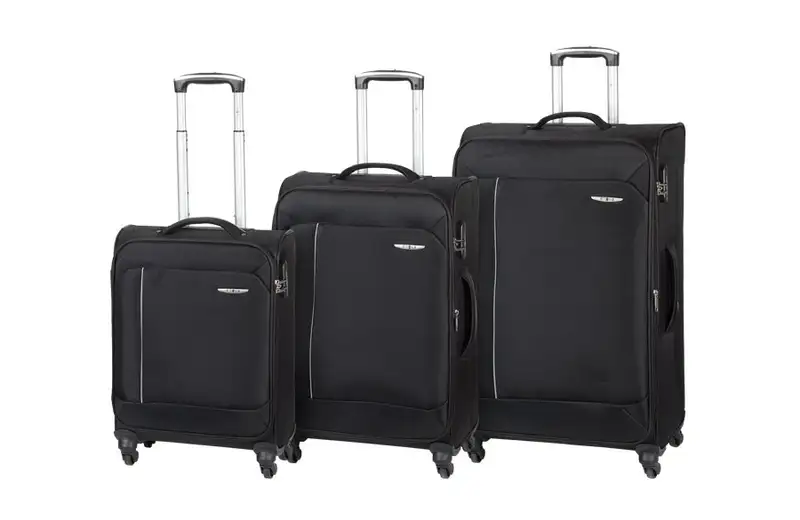 ENOVA GRANADA Set kofera 55 / 65 / 75cm crna