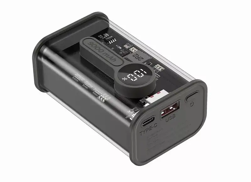 GEMBIRD Power bank 9000mAh Black