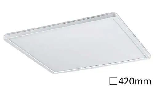 RABALUX Pavel plafonjera LED 22W bela square