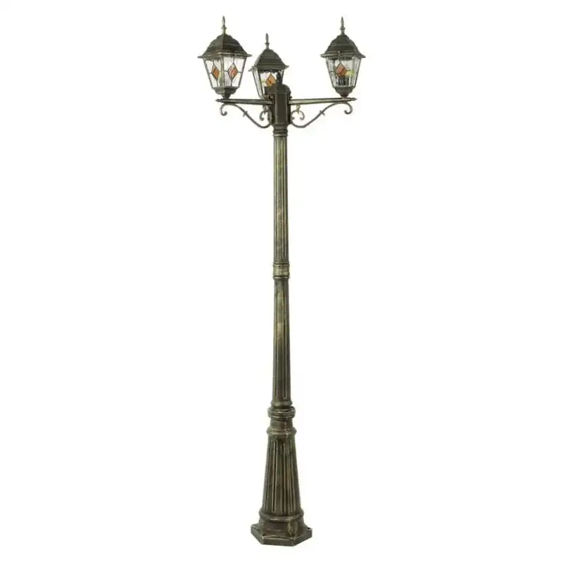 RABALUX Monaco kandilaber, visina 195cm, 3xE27 staro zlato