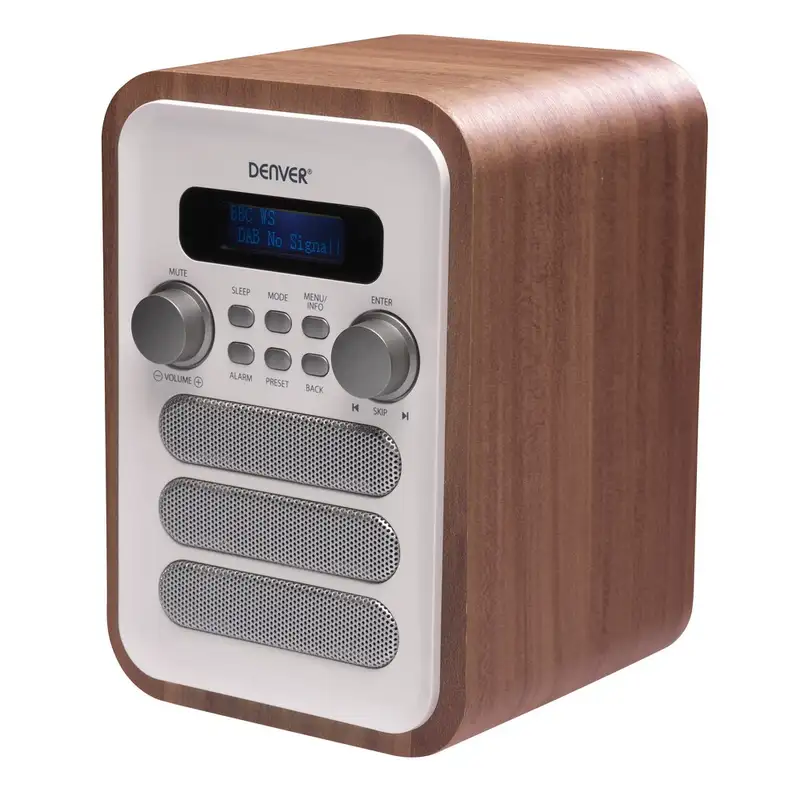 DENVER DENVER DAB-48 RADIO FM WHITE
