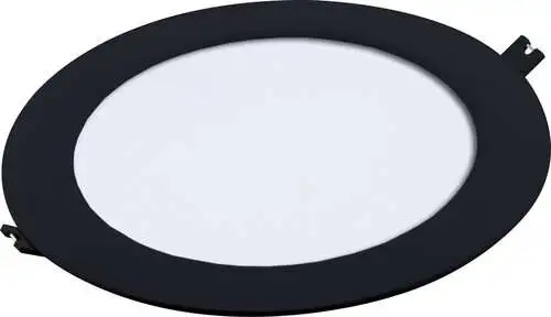 RABALUX Shaun2 plafonjera 18W 3000K crna okrugla