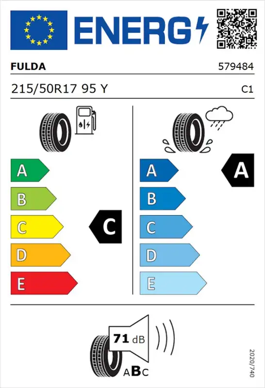FULDA 215/50R17 SPORTCONTROL 2 95Y XL FP