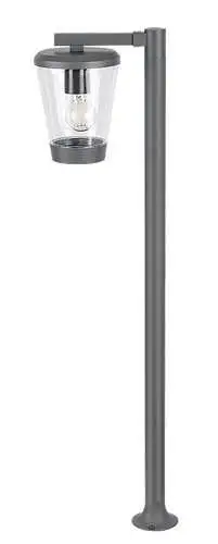 RABALUX Savano spoljna podna lampa tamno siva aluminijumska E27 40W