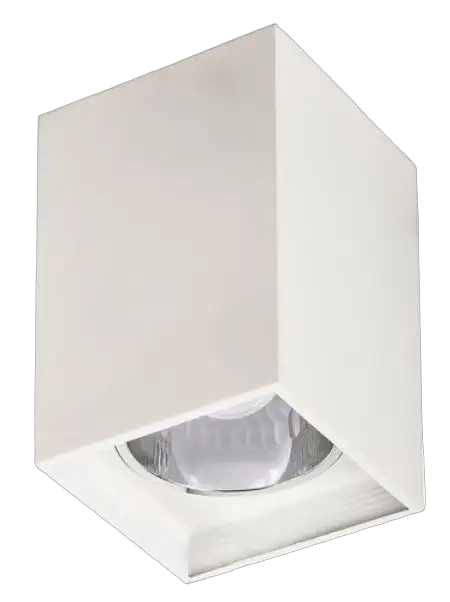 RABALUX Maddox, nadgradni top beli, E27, visina 19cm, sirina 14x14cm