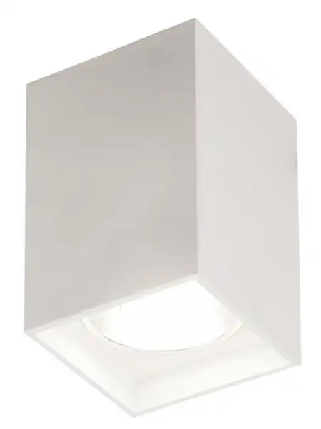 RABALUX Maddox, nadgradni top beli, E27, visina 19cm, sirina 14x14cm