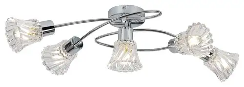RABALUX Hestia plafonjera.E14 5x40W,hrom
