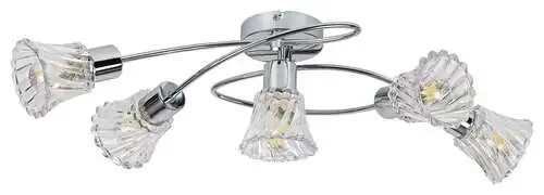 RABALUX Hestia plafonjera.E14 5x40W,hrom