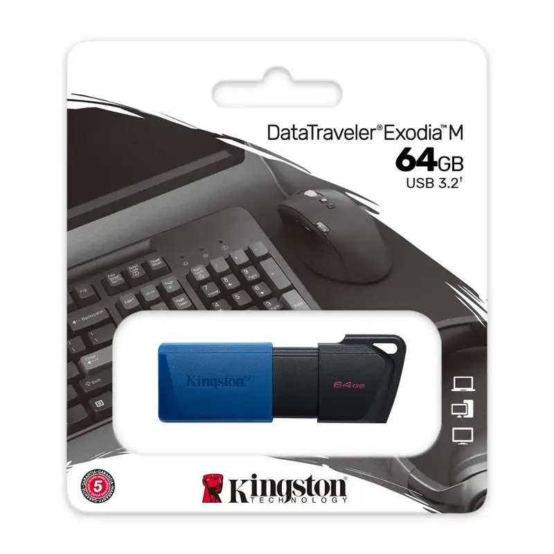 KINGSTON 64GB DATA TRAVELER EXODIA M 3.2