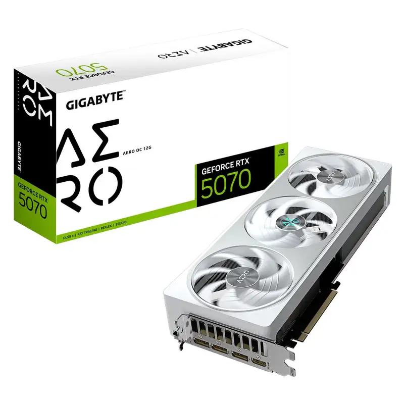 GIGABYTE RTX 5070 AERO 12GB 192bit GV-N5070AERO OC-12GD rev. 1.0