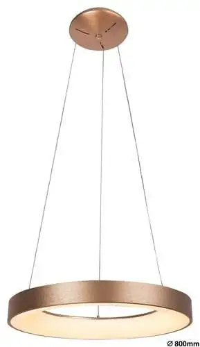 RABALUX Carmella,visilica,LED 80W,gold/bela