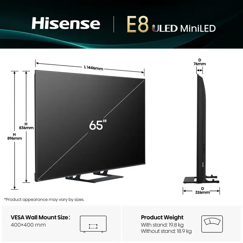 HISENSE 65E8Q