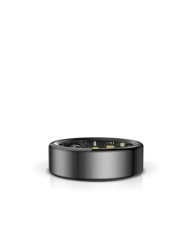 KSIX Smart Ring Size 08 Black BSR01N08