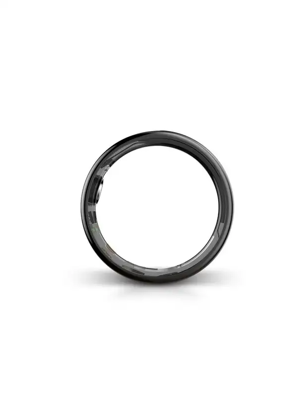 KSIX Smart Ring Size 08 Black BSR01N08