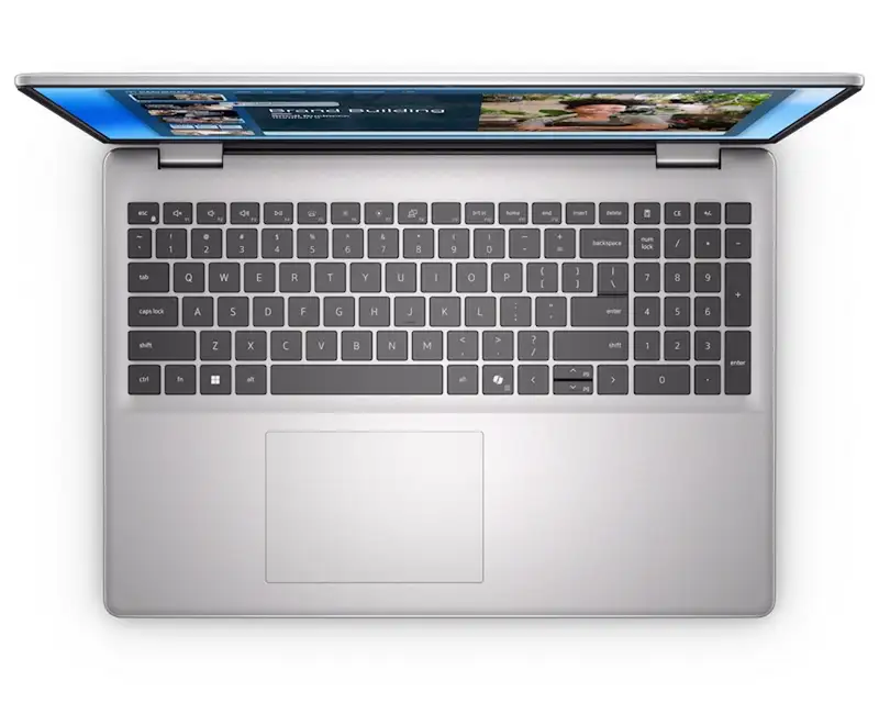 DELL 16 DC16251, 16" FHD+, Intel Core 5 120U, 16GB, 512GB SSD, Backlit, FP, Win11Pro, metalni silver
