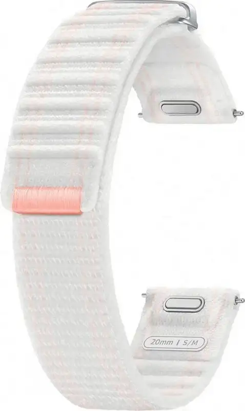 SAMSUNG Galaxy Watch 7 Fabric Band White Pink S / M ET-SVL30-SWE
