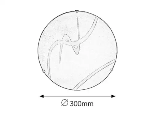 RABALUX Soley plafonjera D30 E27 60W belo