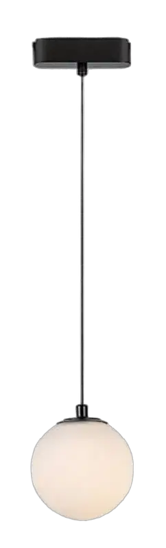 RABALUX LiTrack Pendant01W, šinska visilica kugla LED 5W, 400lm, 3000K, v120cm, p10cm, DC 24V
