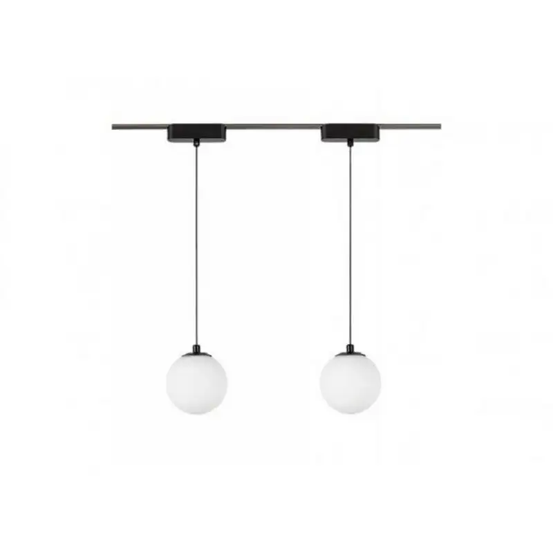 RABALUX LiTrack Pendant01W, šinska visilica kugla LED 5W, 400lm, 3000K, v120cm, p10cm, DC 24V
