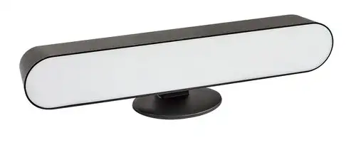 RABALUX Parker, stona punjiva LED 3W, samo RGB svetlo, daljinski, dimabilna, boja crna, visina 27cm, IP20