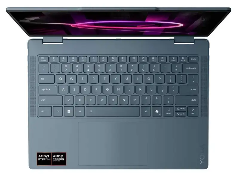 LENOVO Yoga 7 2in1 14AGP11, 14" OLED, AMD Ryzen AI 7 445, 24GB, 512GB SSD, SRB, DOS, Tirki, bez punjaca (83TD002JYA)