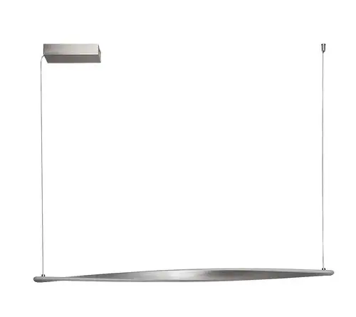 RABALUX Elvio, visilica brušeni hrom LED 28W, 2150lm, 3000K, 110cm