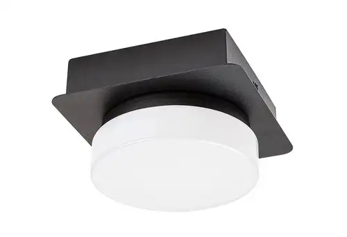 RABALUX Attichus, mat crna 5W,670lm-750lm, 4000K IP44