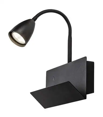 RABALUX Tacito zidna lampa GU10 1x25W crna